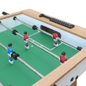 Futbolin 120cm blanco y madera