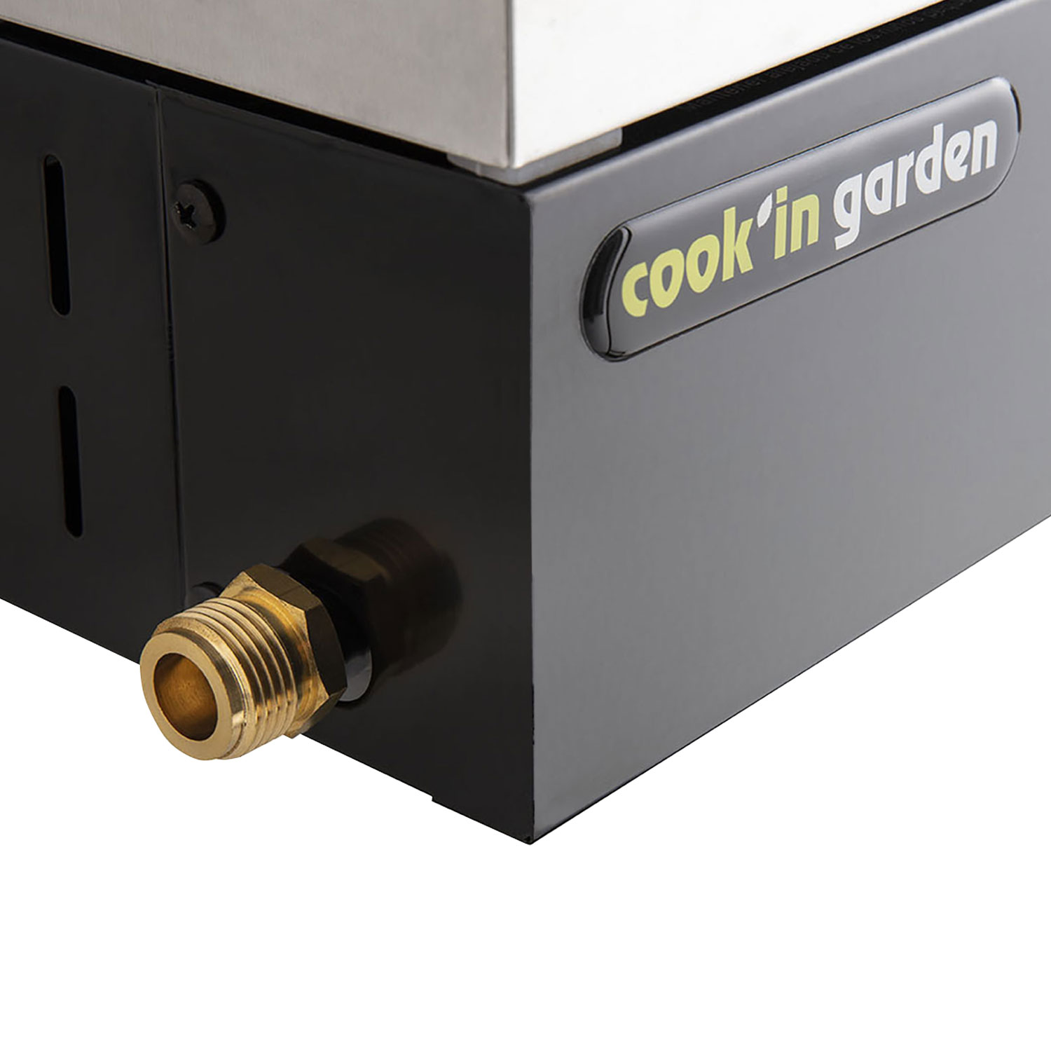 Cook'in Garden - FINESTA gietijzeren gas bakplaat op trolley - 3 branders