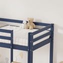 Kinderstapelbed 190x90cm donkerblauw AMBER
