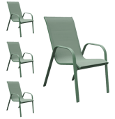 Lot de 4 chaises en...