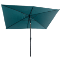 HAPUNA rechthoekige rechte paraplu 2x3m blauw