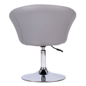 Tabouret de bar en simili gris GABIN