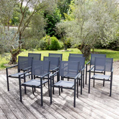 Lot de 10 chaises en...