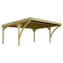 FOREST STYLE - Carport double en pin VICTOR MODERN