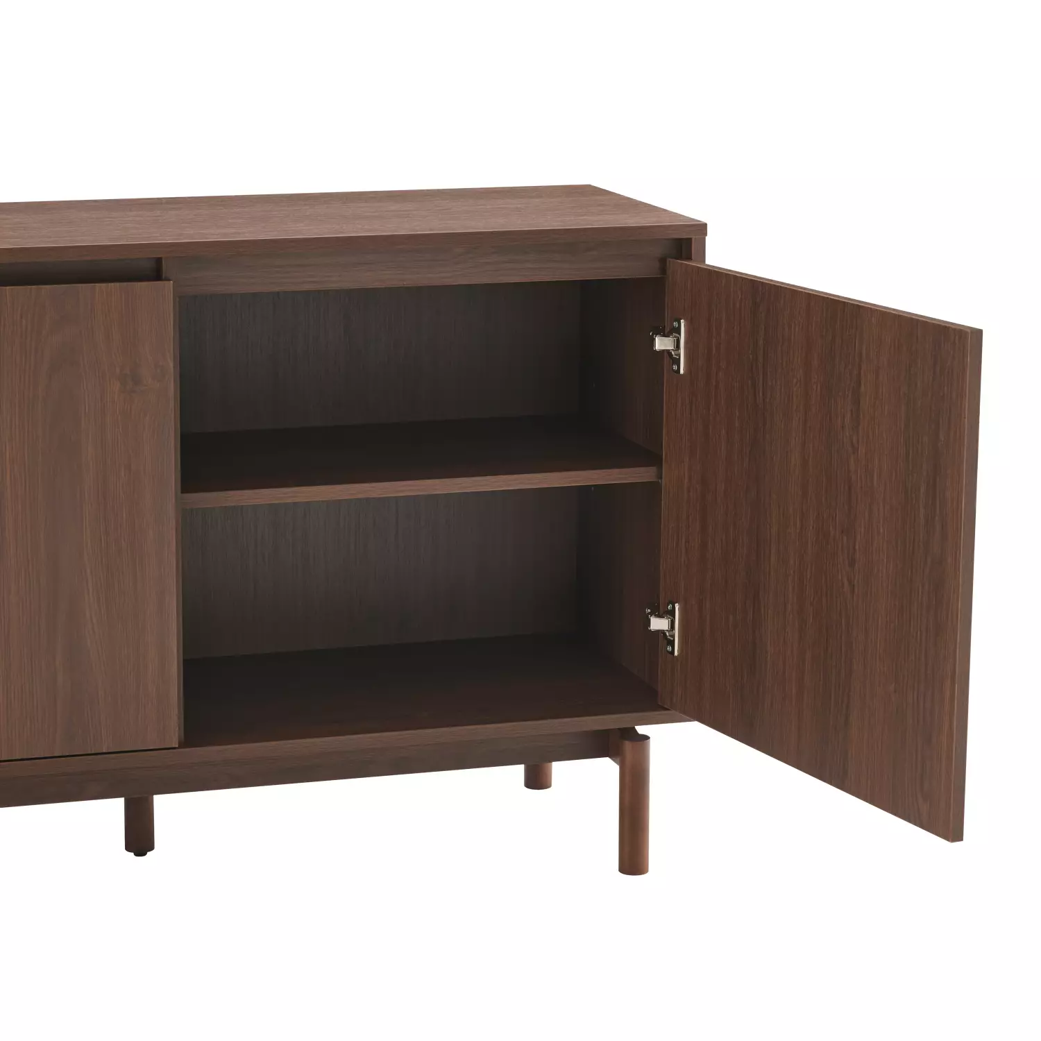 Donker houten buffet 120cm SARAH