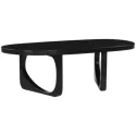 Mesa de centro em madeira maciça de manga preta 120cm