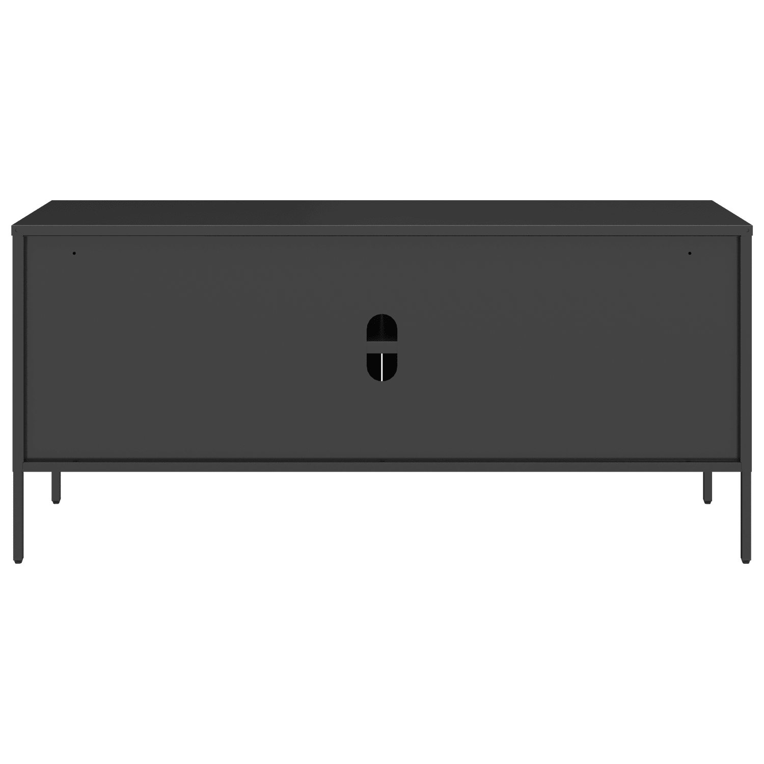 TV-meubel in metaal 120cm zwart