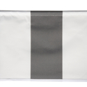 SAULE luifeldoek 3,5 × 3m - Wit/grijs gestreept doek