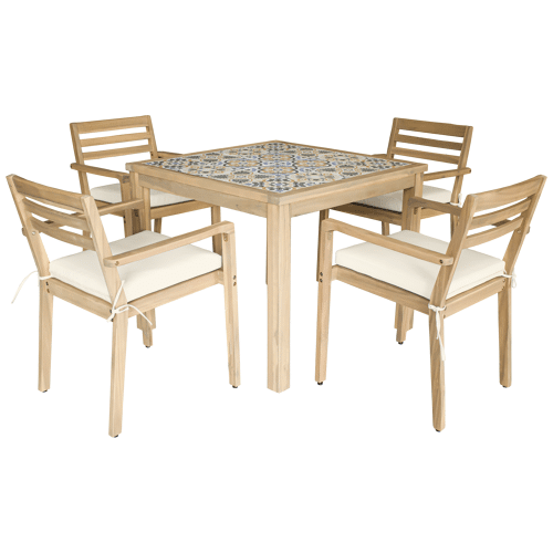 Set aus Gartentisch und...