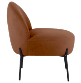 Fauteuil en tissu boucle...
