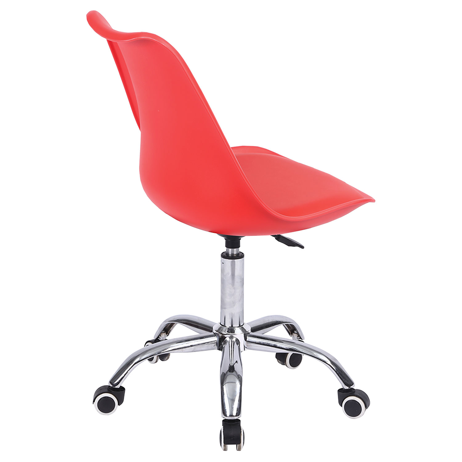 Chaise de bureau réglable en hauteur rouge ANNE