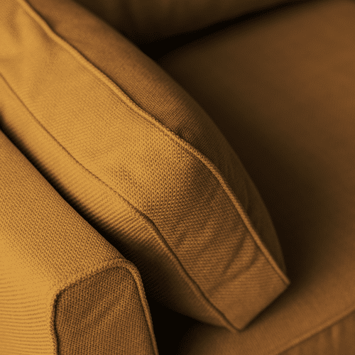 Canapé droit 3 places ocre...