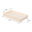 Set aus 2 weißen Aufbewahrungsschubladen für Betten