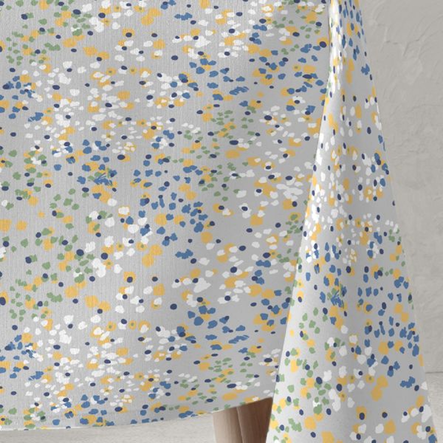 Mantel resina estampada Mantel antimanchas 135x250cm Azul Java