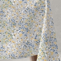 Mantel resina estampada Mantel antimanchas 135x250cm Azul Java