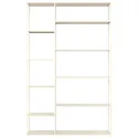 Estantería de metal 189cm blanca
