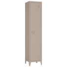 Armoire en métal 1 porte taupe