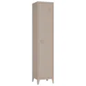 Armoire en métal 1 porte taupe