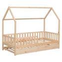 Letto per bambini 190x90cm in legno MARCEAU