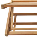 Set di lettini e tavolini pieghevoli in teak