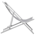 Conjunto de 2 cadeiras CYPRUS - estrutura em textileno cinzento/branco