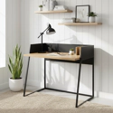 Bureau bois et noir CHARLES