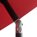 HAPUNA ombrellone rotondo diritto diametro 3,30 m rosso