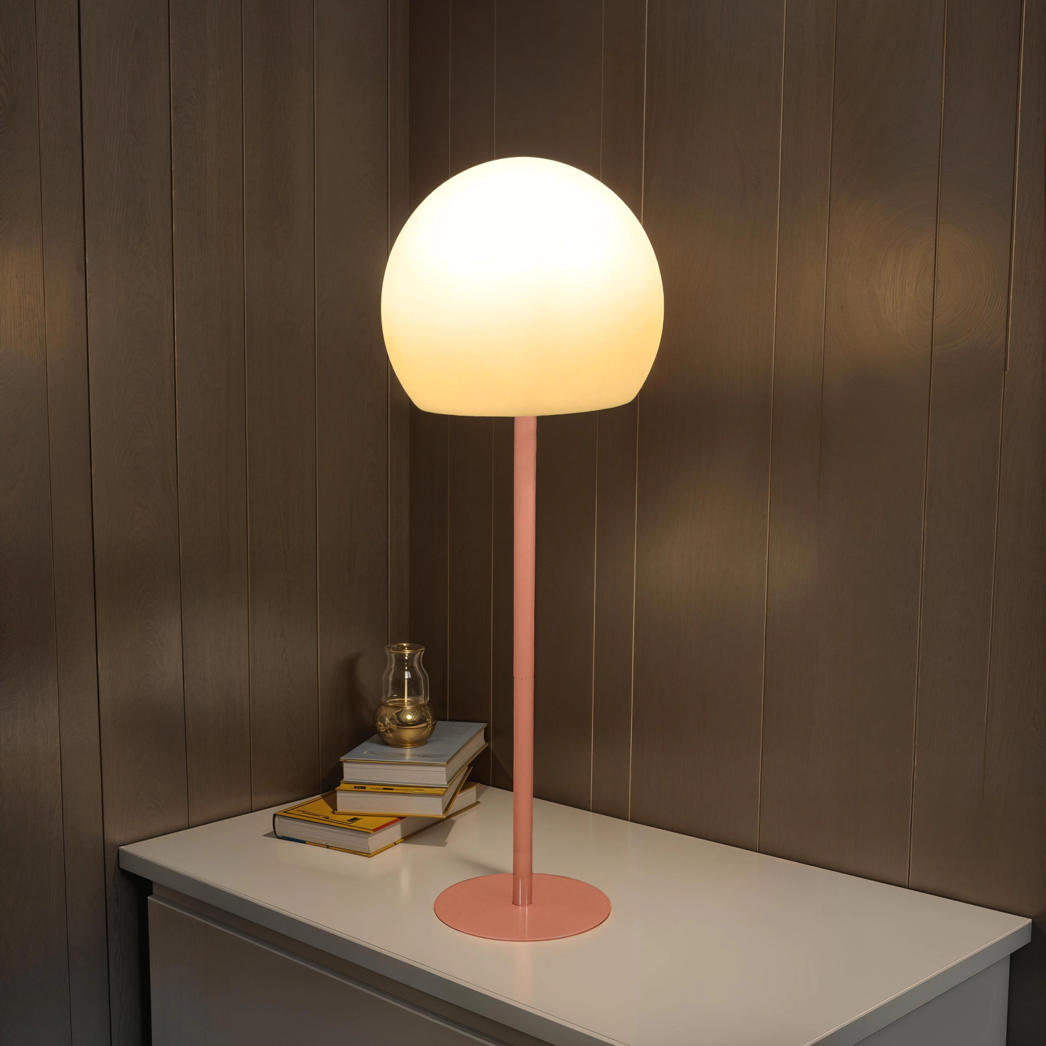 Lampe LED à poser terracotta ISIS