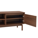 Meuble TV en bois foncé 160cm SARAH