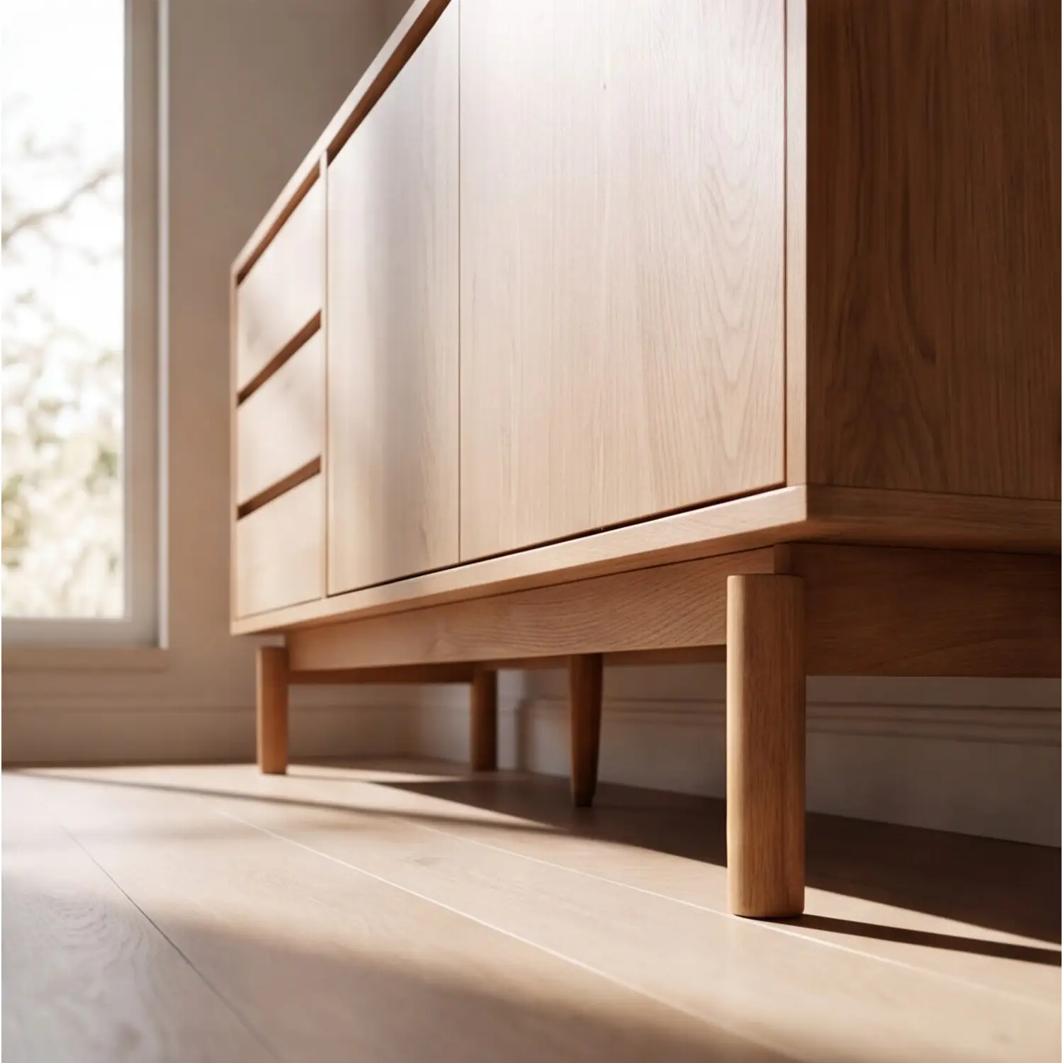 Buffet en bois 160cm