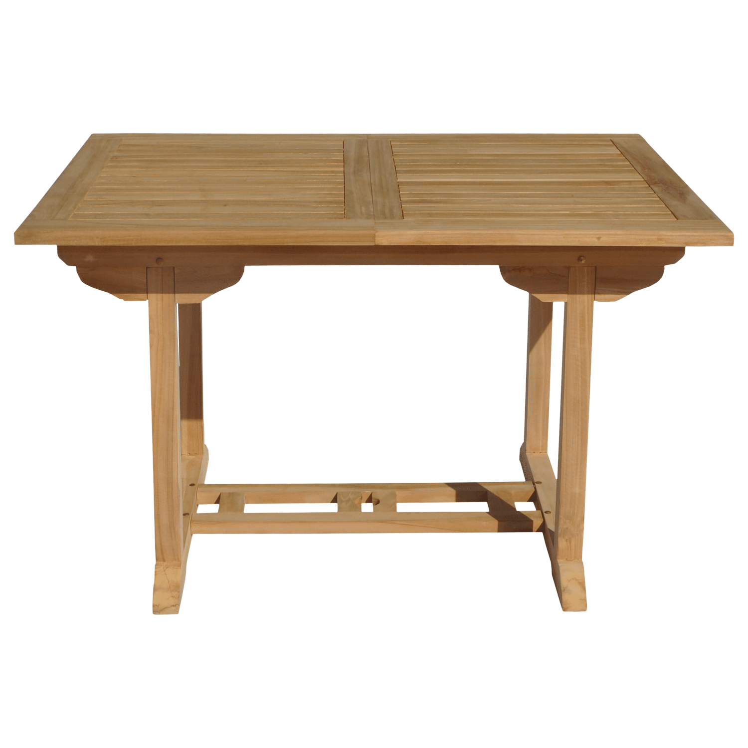 Teak tuinmeubelen LOMBOK - rechthoekige uitschuifbare tafel - 6 zitplaatsen