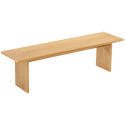 Conjunto de mesa e 2 bancos ALMA estilo escandinavo de 180 cm