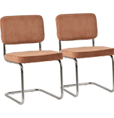 Lot de 2 chaises cantilever...