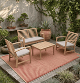 Salon de jardin en acacia 4...