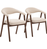 Lot de 2 chaises en bois...