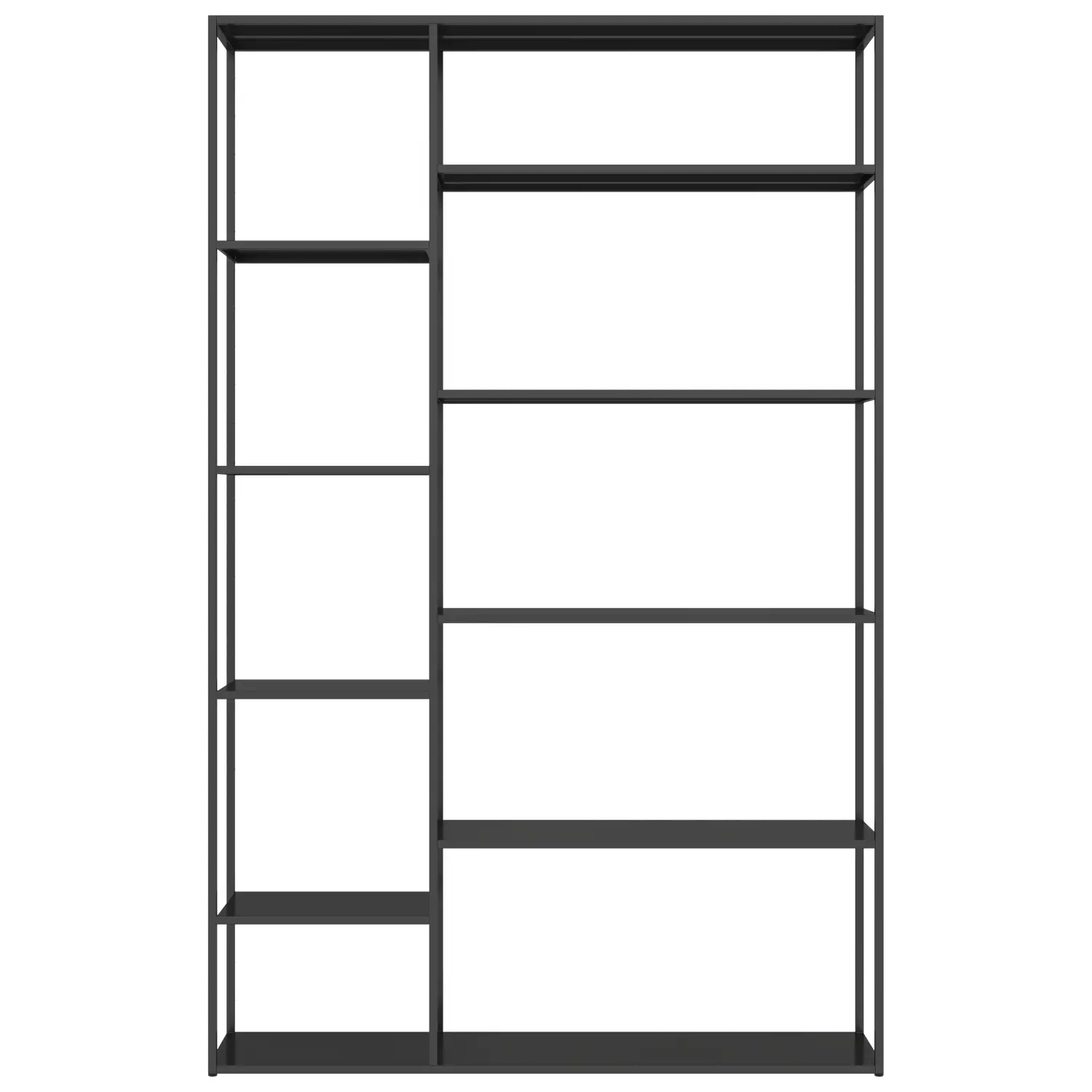 Estantería de metal 189cm negra