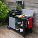 Cook'in Garden - NOVA zwart dressoir voor bakplaat