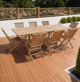 Muebles de jardín de teca...