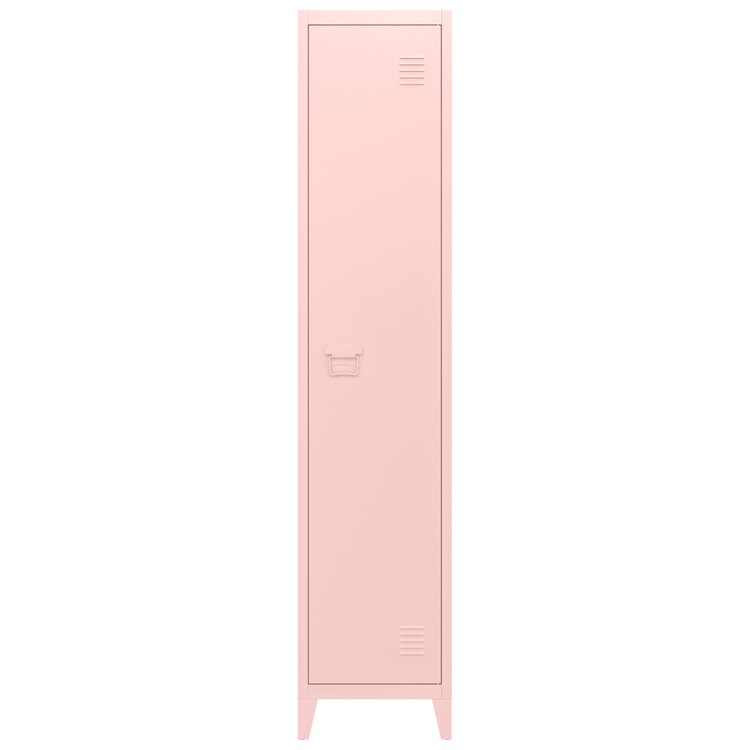 Armoire en métal 1 porte rose