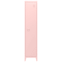 Armoire en métal 1 porte rose