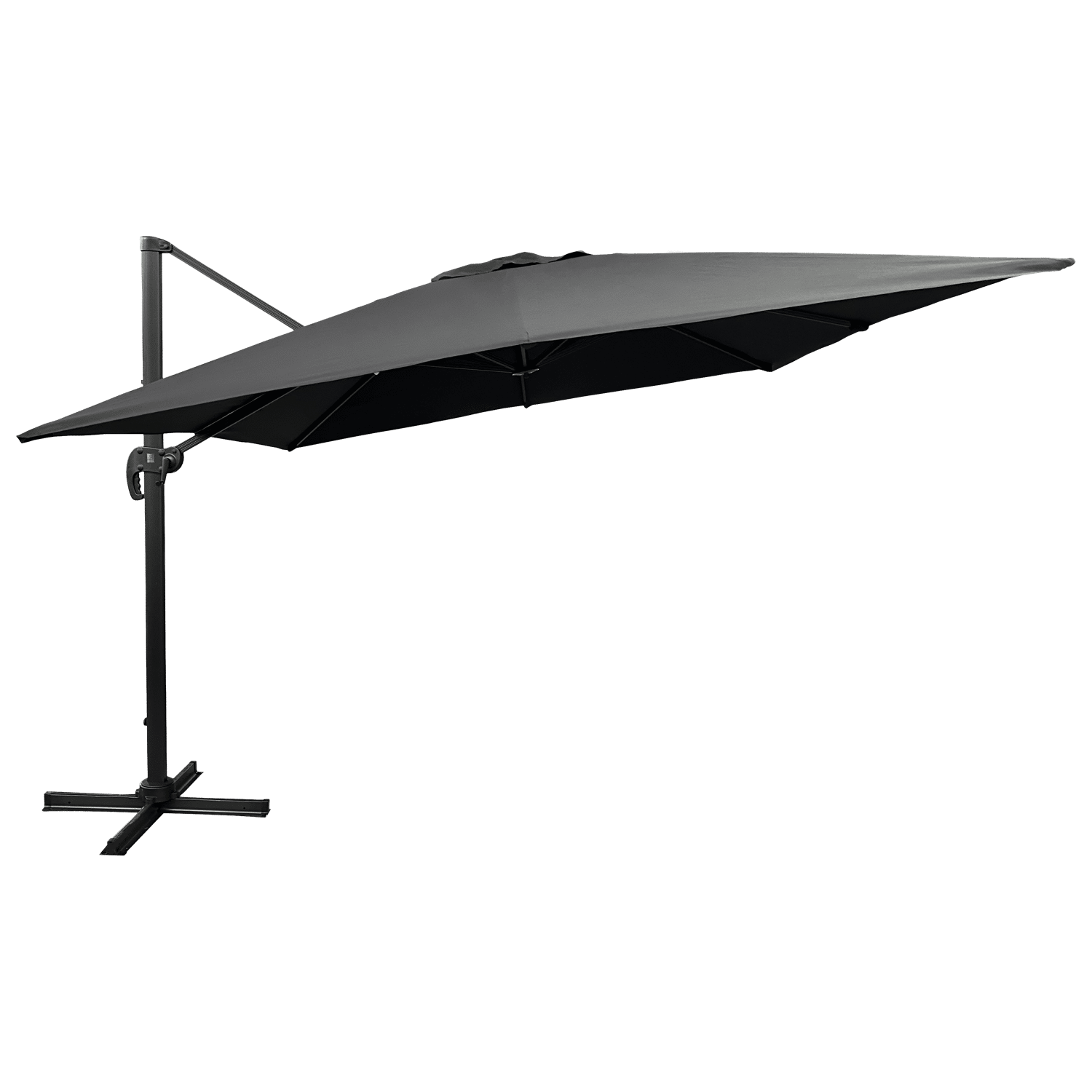 Tela per ombrellone offset MOLOKAI quadrato 3x3m nero
