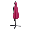 OAHU Ronde Offset Shade 3m diameter fuchsia