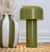 Lampe LED à poser verte