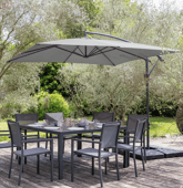 Parasol déporté carré 3x3m...