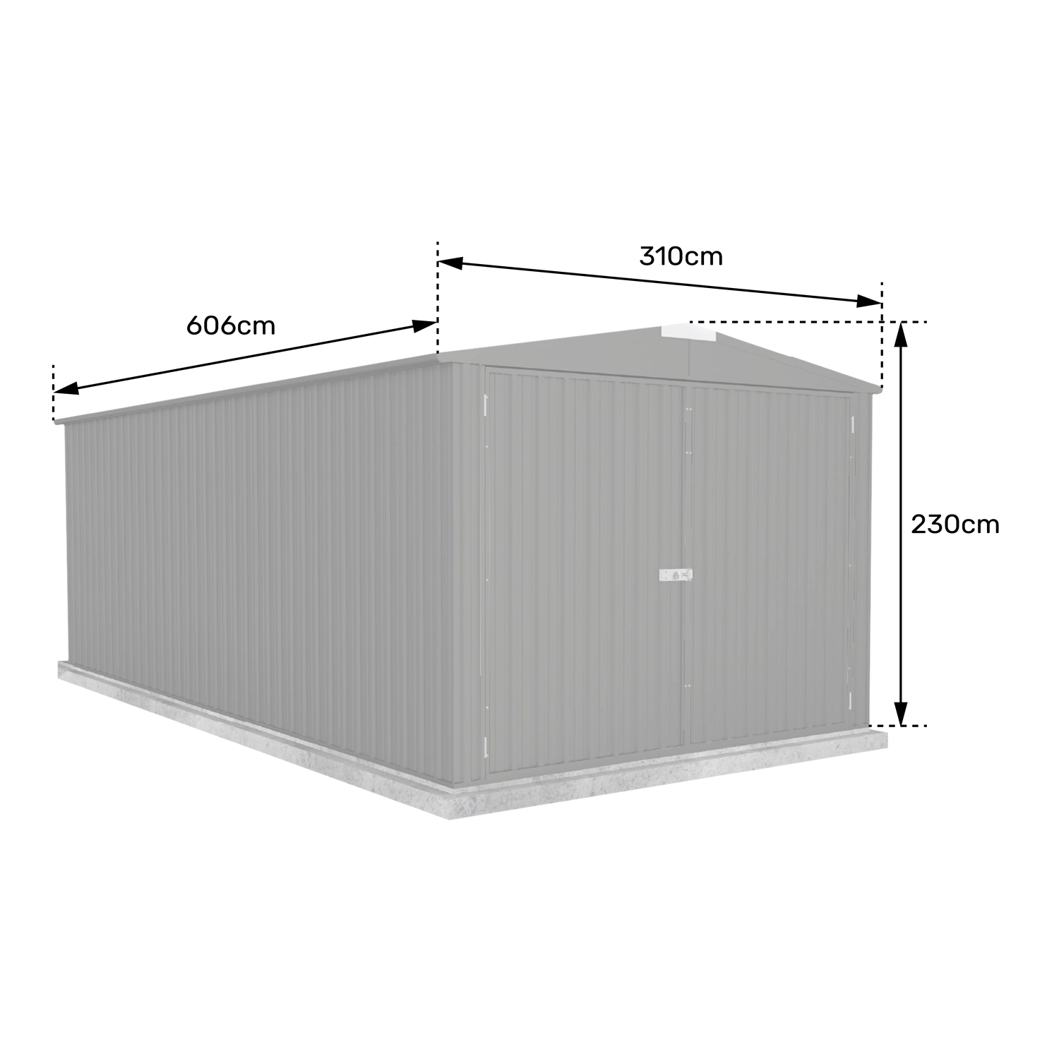 CERLAND - Garage 17,9m² anthracite MELTON XL