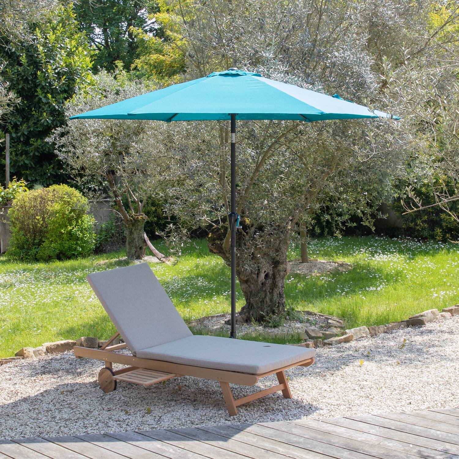 Parasol Miami Taupe 300 cm kopen? | Parasols