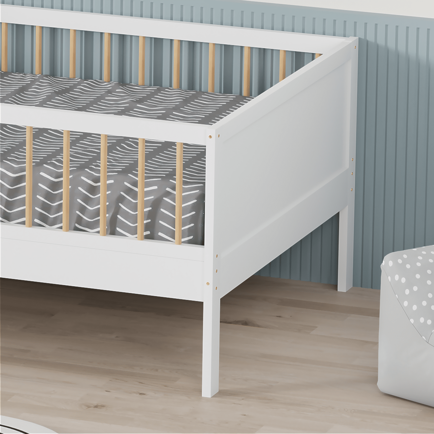 Cama infantil 190x90cm blanco ADAM