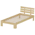 Houten bed met hoofdbord 90x190cm FINN