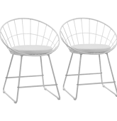 Lot de 2 chaises en métal...