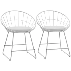 Lot de 2 chaises en métal...